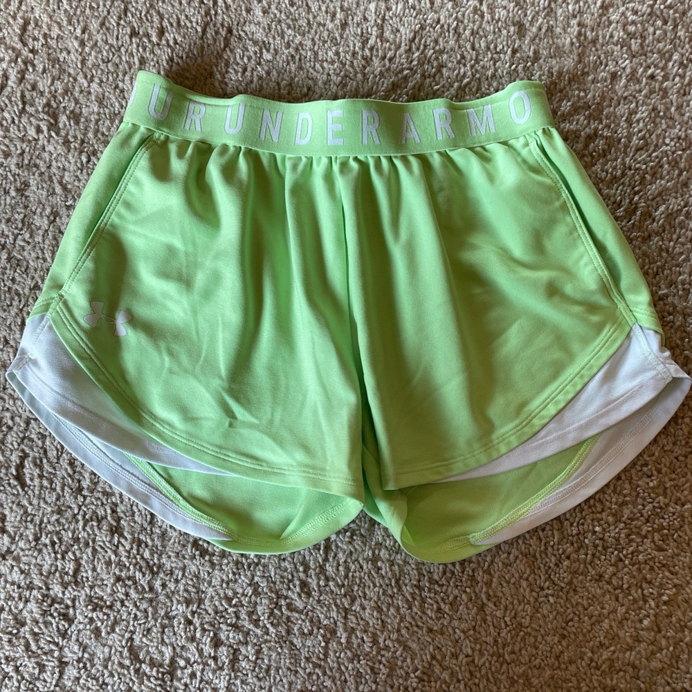 Under Armour shorts.